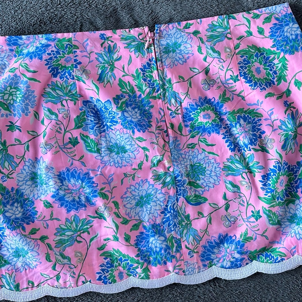 Lily Pulitzer Skort Size 10 lined zipper back